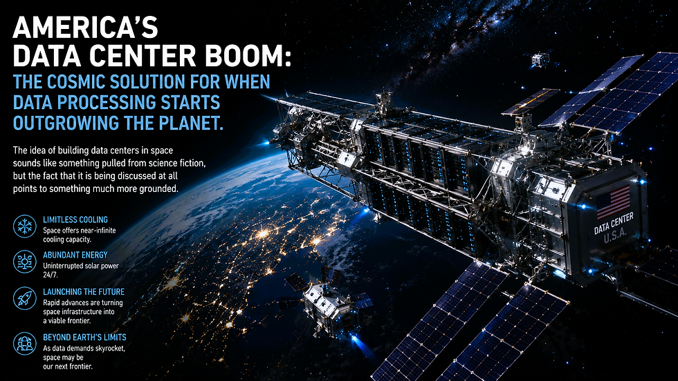 Data center in space