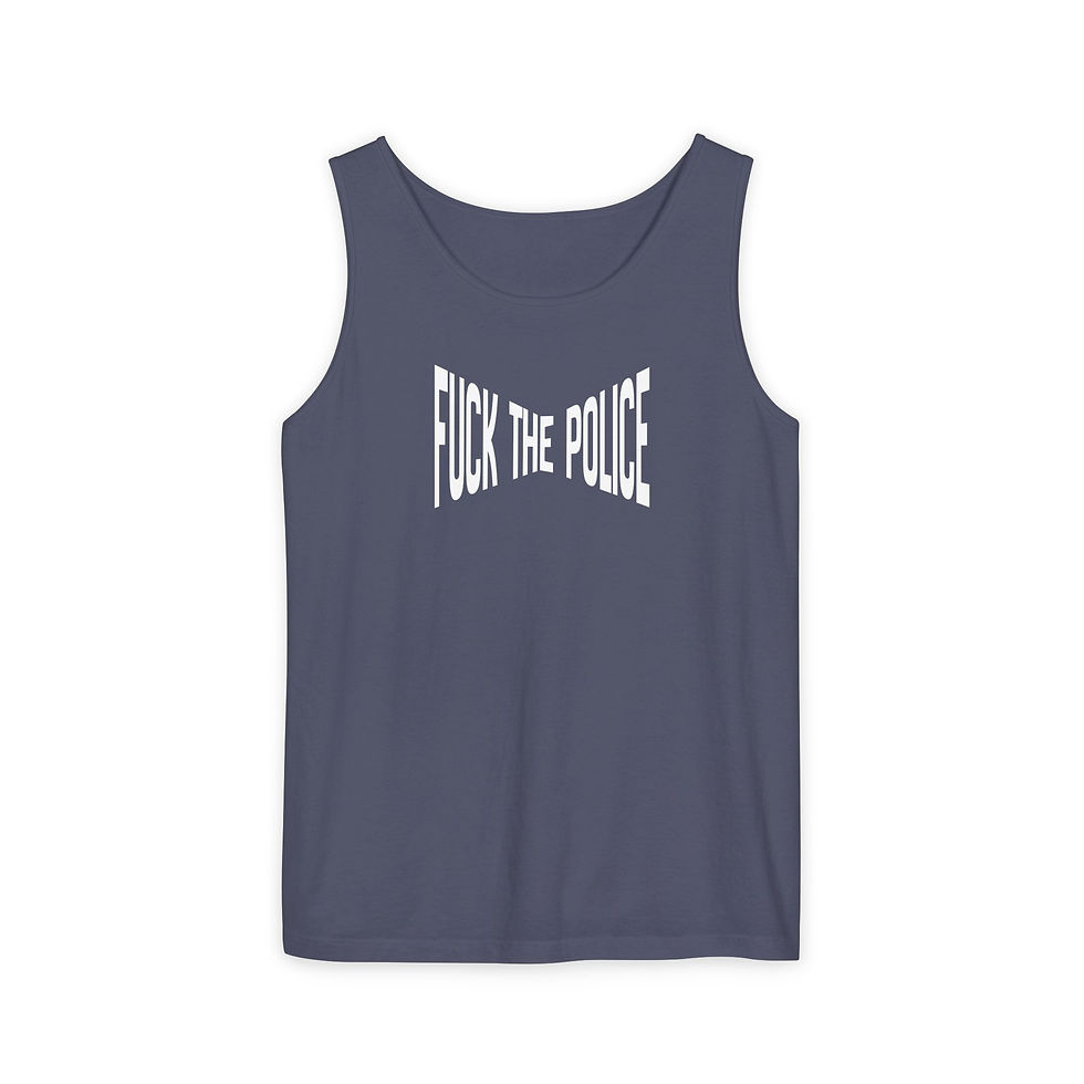 Miniaturbild: Tank Top Fuck The Police Graphic Protest Tee