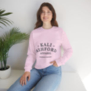 Kali Ashford Apparel Crewneck Sweatshirt – Vintage Collegiate Logo