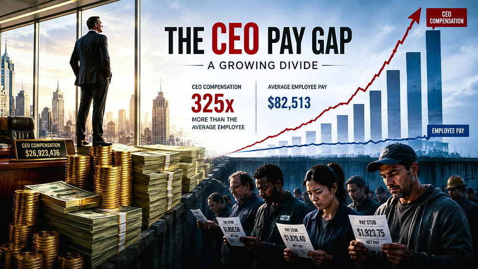 CEO Pay Gap and CEO Compensation: Why Consumer Brand Warnings Matter Now