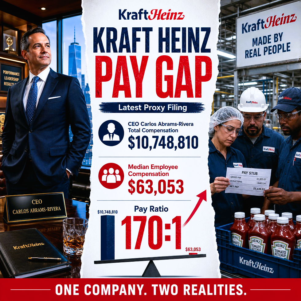 The Kraft Heinz pay gap