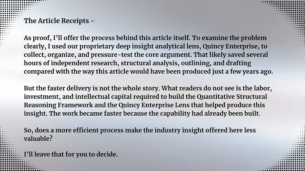 The article receipts