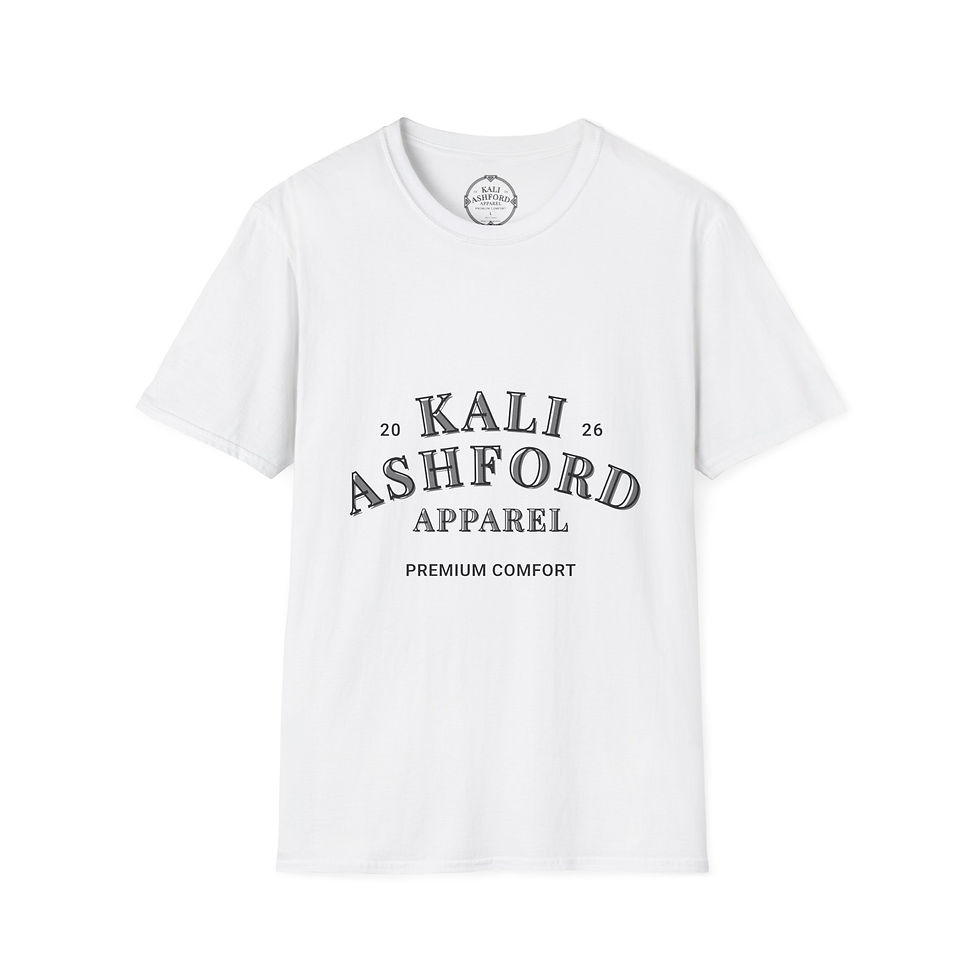 Miniatura: Kali Ashford Apparel T-Shirt — Vintage Collegiate Logo Tee