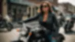 Female Biker