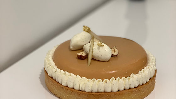 Tarte poires caramel 🥧