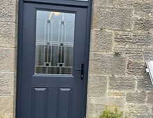 stunning new anthracite grey front door