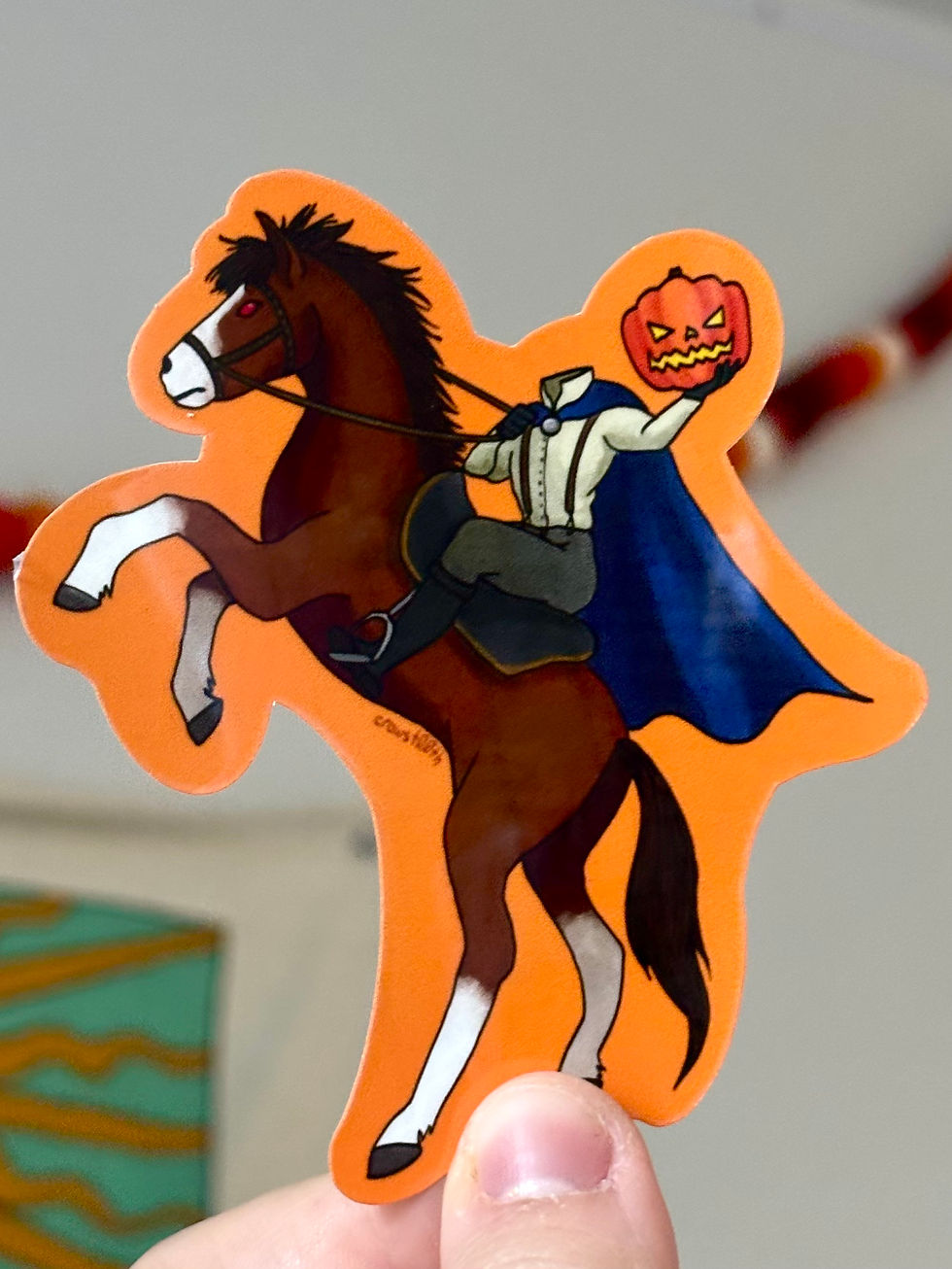 Thumbnail: HEADLESS HORSEMAN STICKER