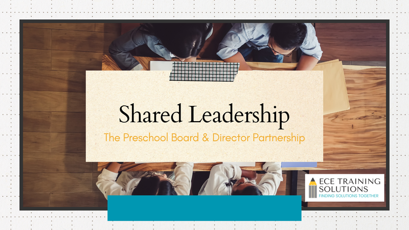 Stronger Together: Preschool Board and Director Relationship Training | Support & Governance Tools