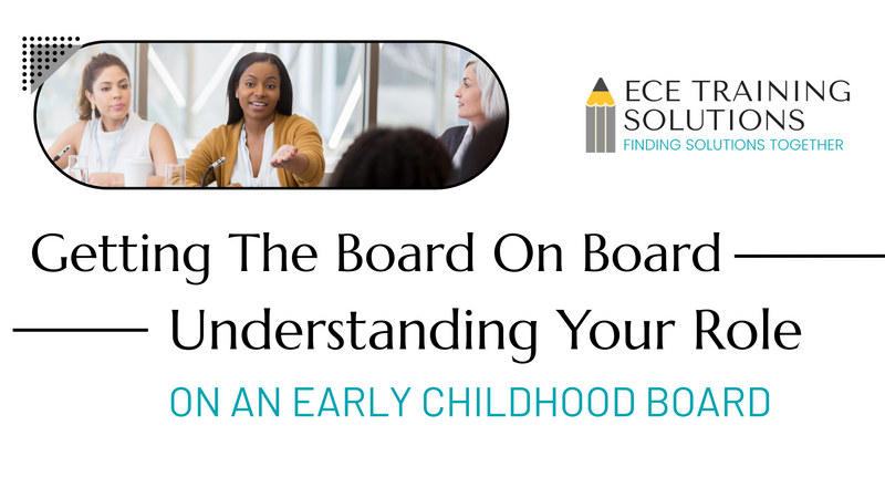 Getting the Board on Board | Self-Paced Preschool Board Training on Governance & Leadership