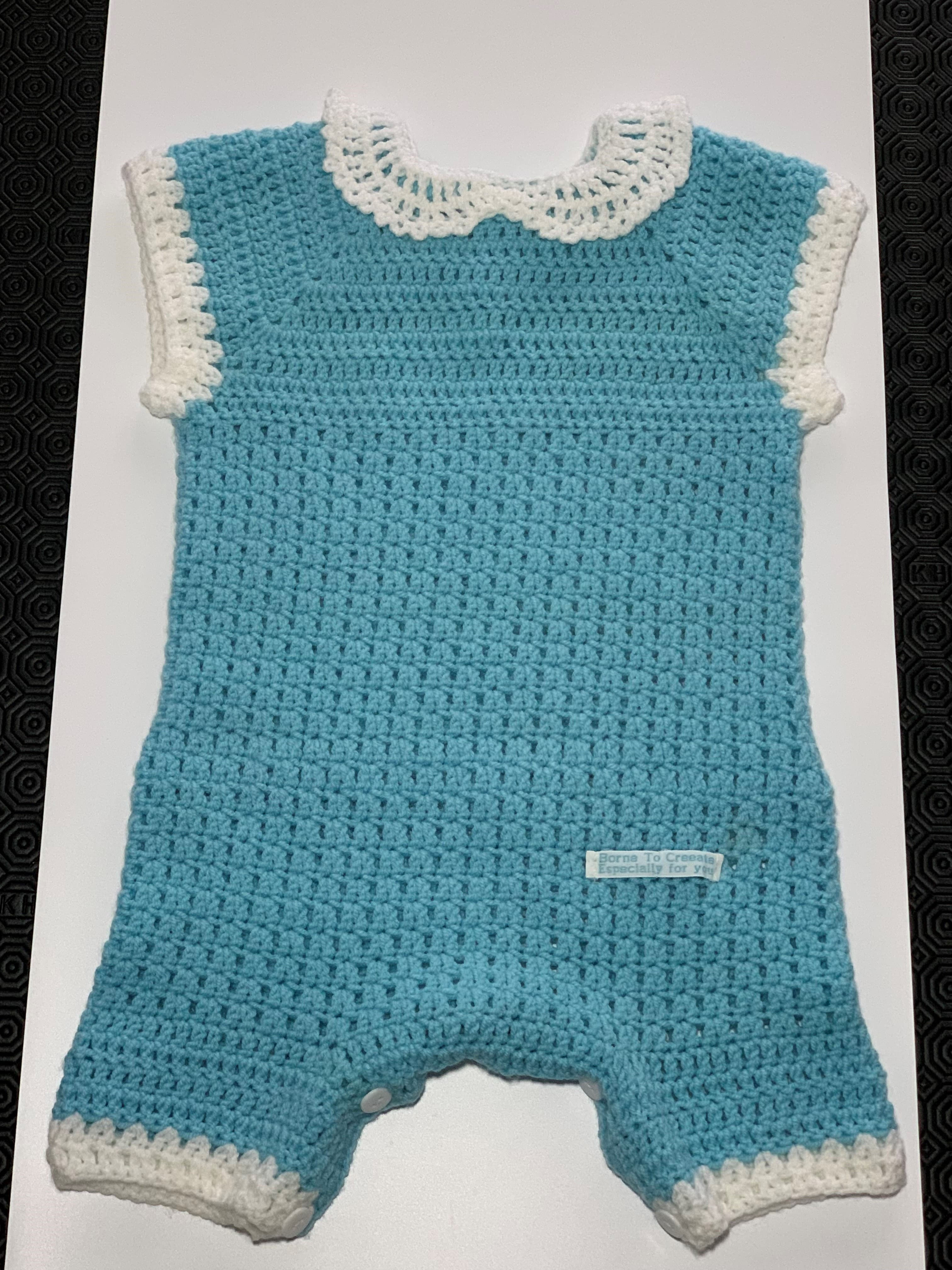 Crochet Rumper Suit front view