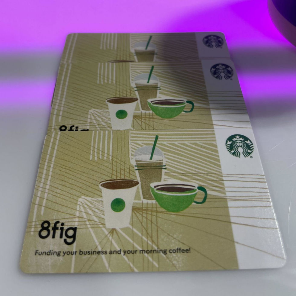 Custom $5 Starbucks Coffee Cards at Black in Ecom