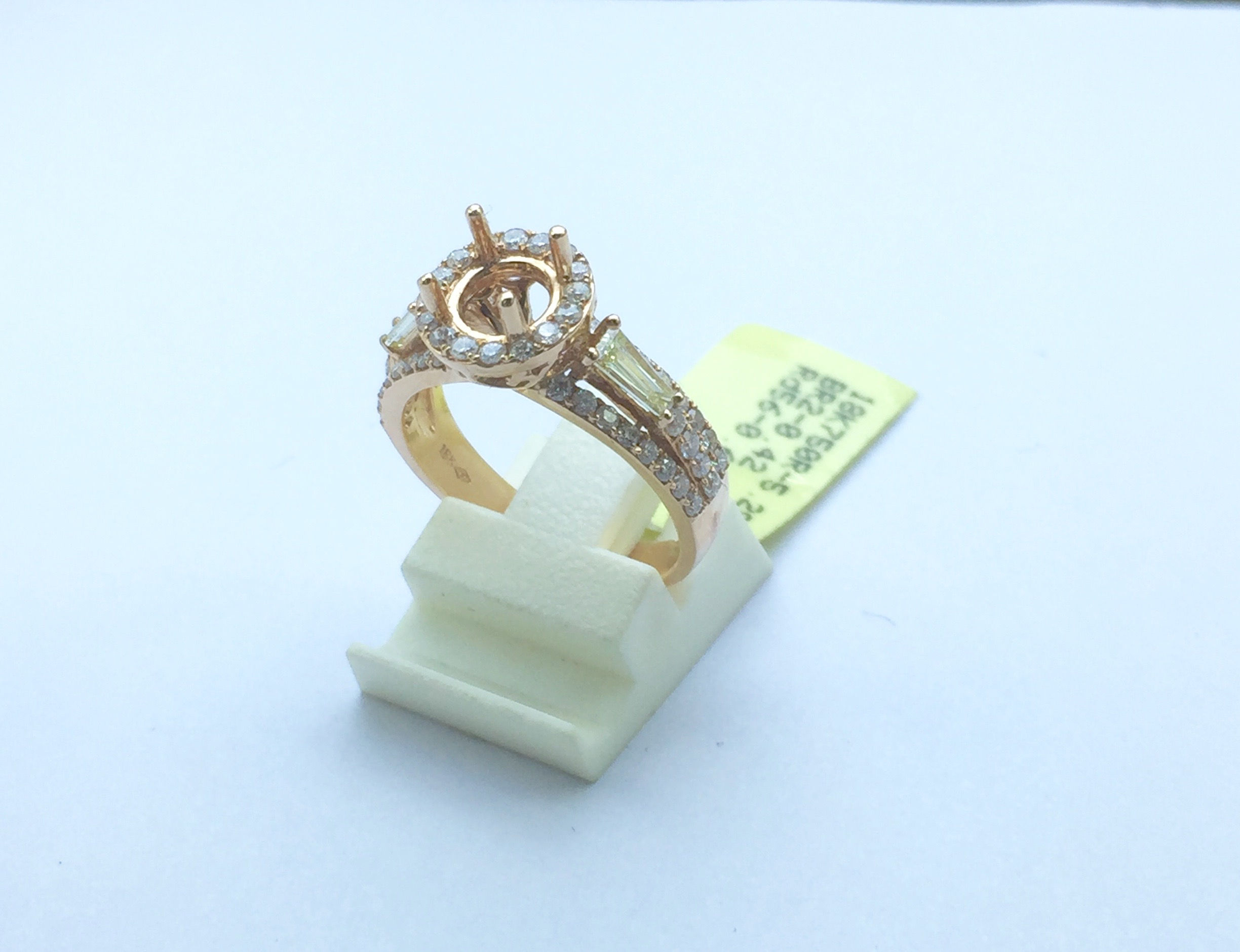 Rose Gold 18 K Gold Diamond Rings