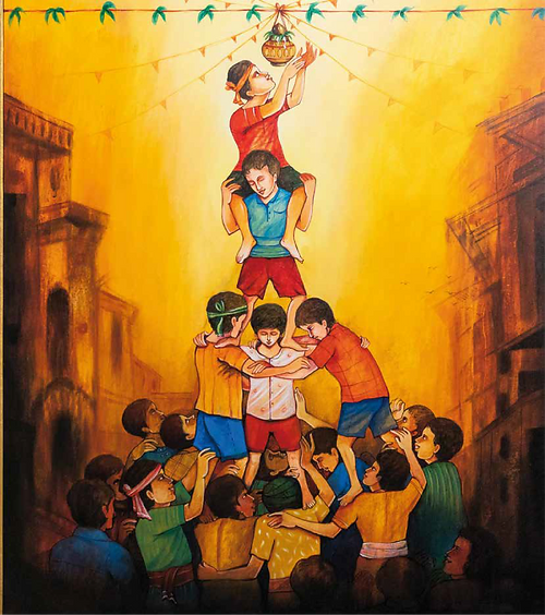 dahi ki haandi art to heart dahi ki haandi art to heart