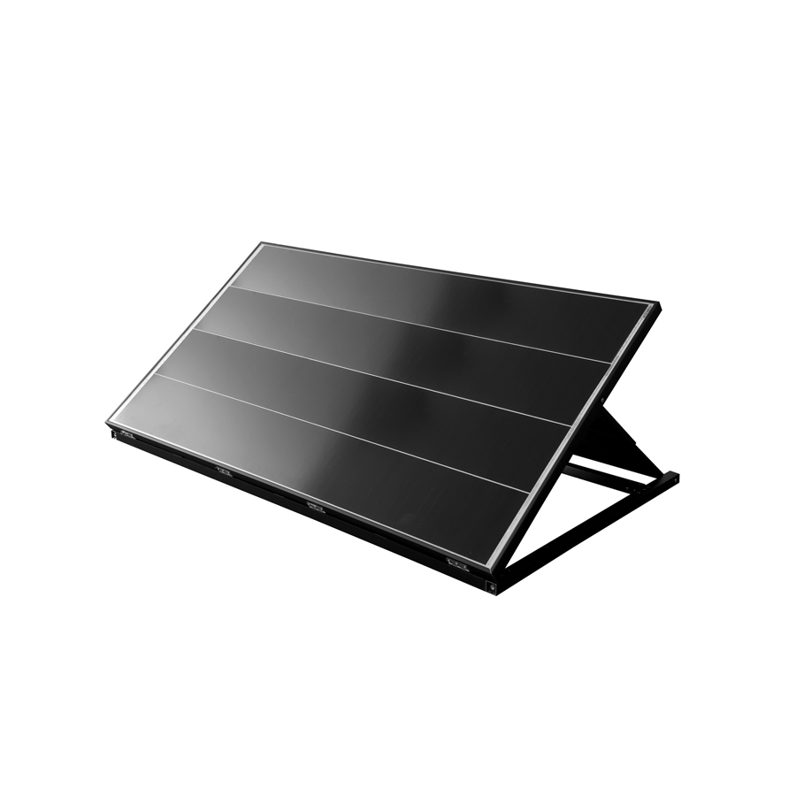 Miniaturbild: 930Wp / 600W Balkonkraftwerk - upgradebar auf 800W mit integrierten Rahmen