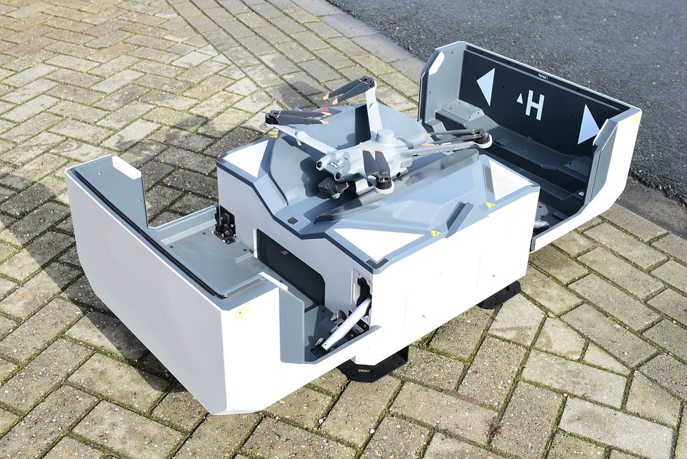 Thumbnail: Drone Dock gesloten grote aanhanger