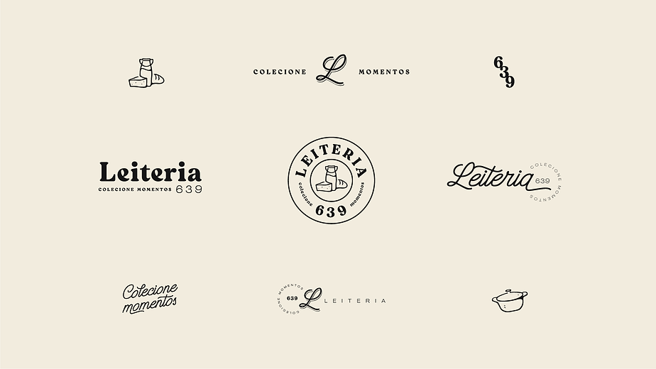 AMZ Design & Content | Identidade Visual Leiteria 639 - Selo, Lettering, Conceito de Marca