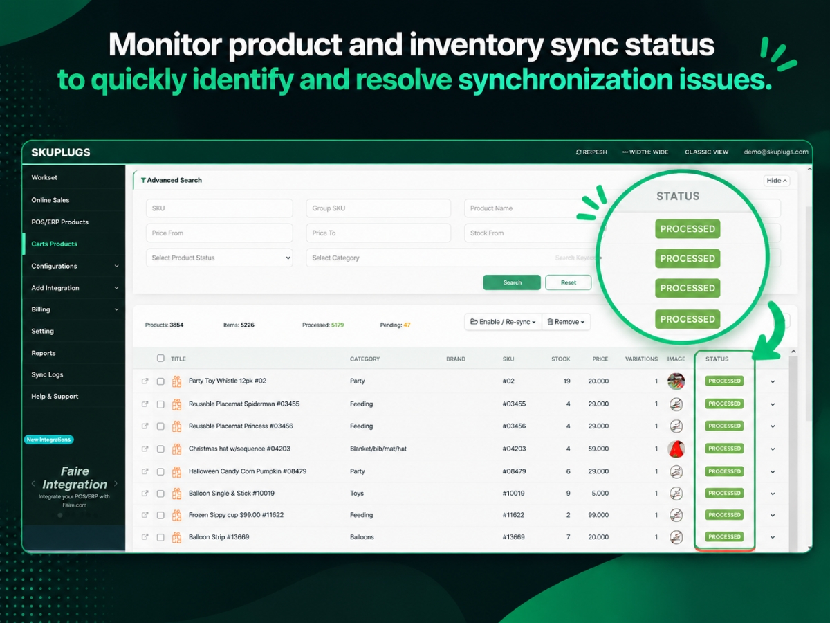 SKUPlugs | POS-eCom Connector screenshot 4
