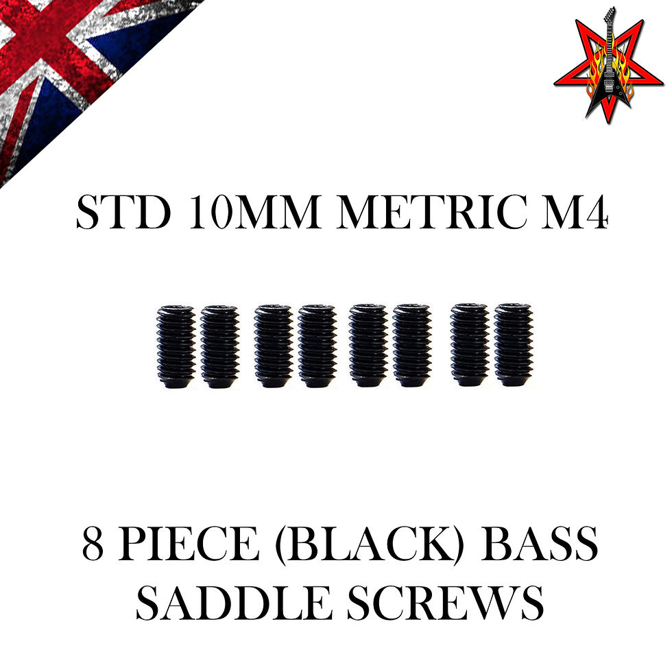 Thumbnail: Hellfire Replacement Bridge Saddle Screws Metric and Fender Imperial USA