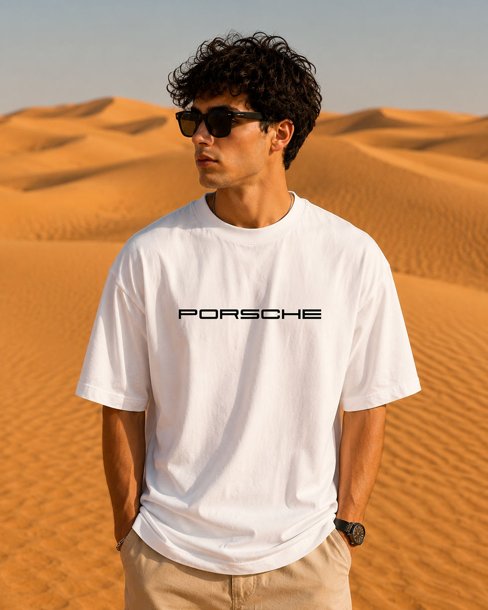 Thumbnail: Porsche 911 GT3 RS Graphic Oversized T-Shirt