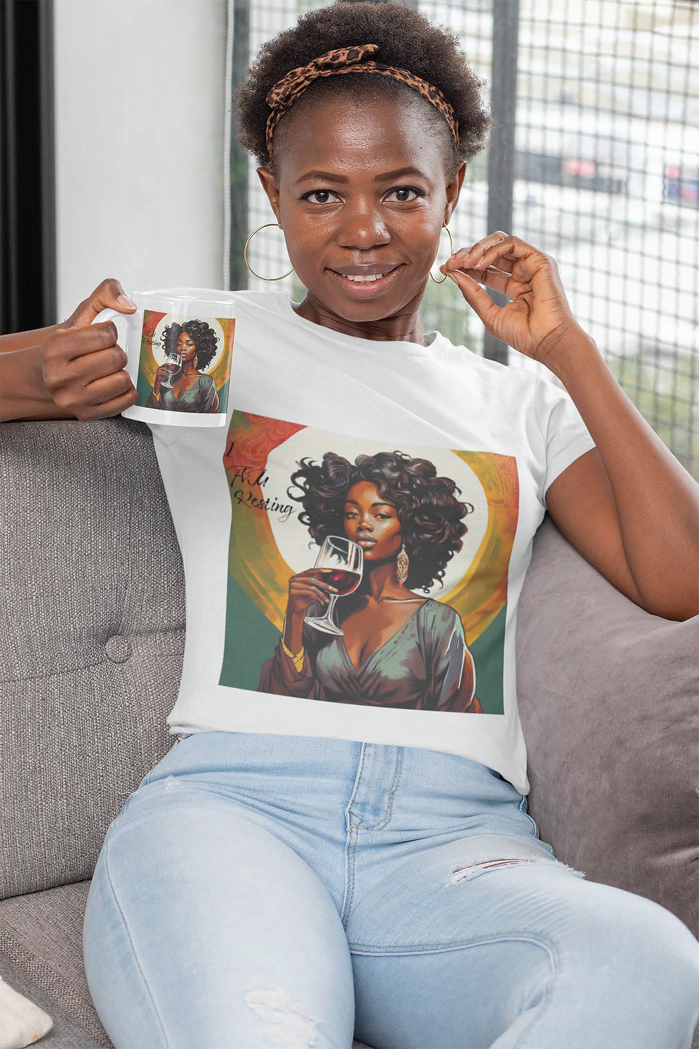 Thumbnail: I Am Resting Graphic Tee (D3)