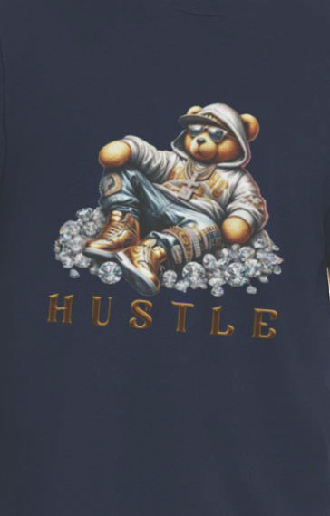 Thumbnail: Hustle Graphic Tee (Ice Blue)