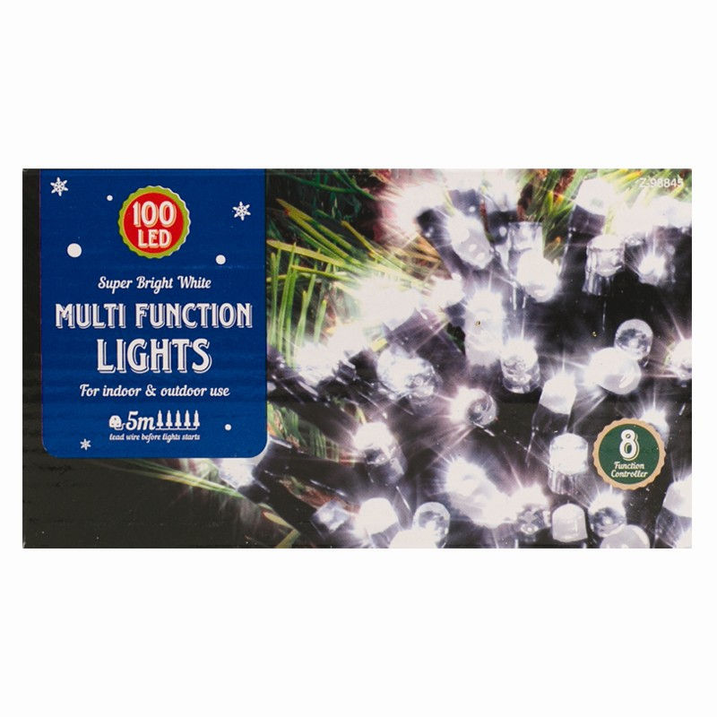 100 Multifunction LED Lights - WHITE