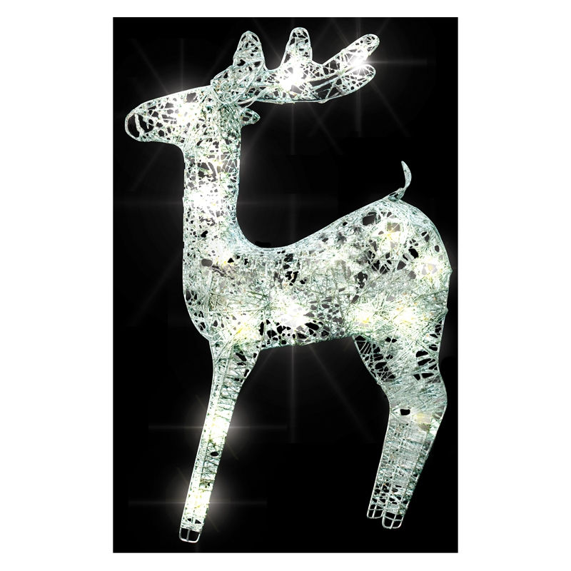 20 LED Light Up Wire Reindeer