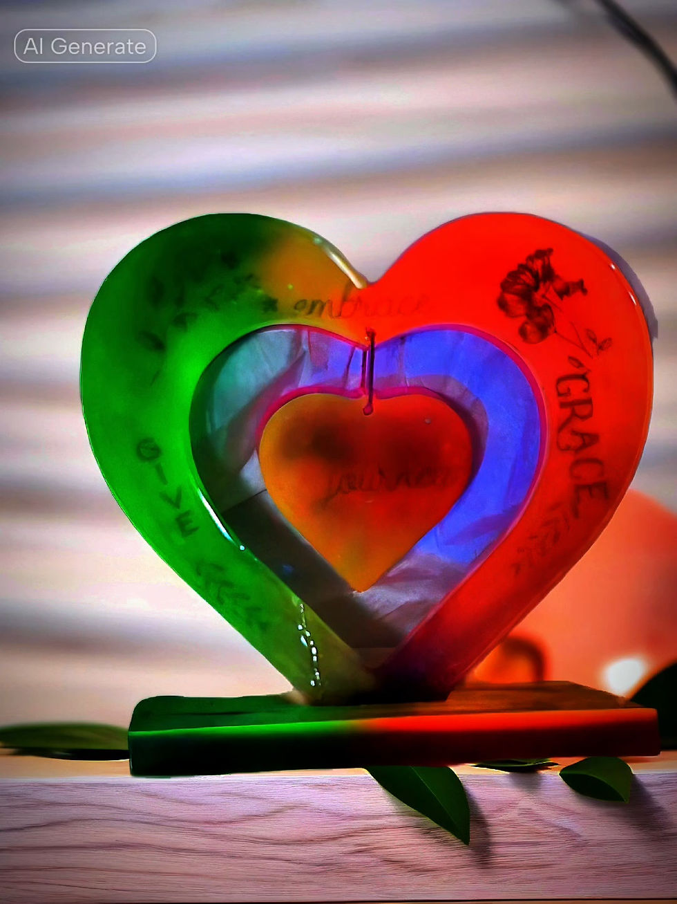 Thumbnail: Believe And Become Heart (Pendant )