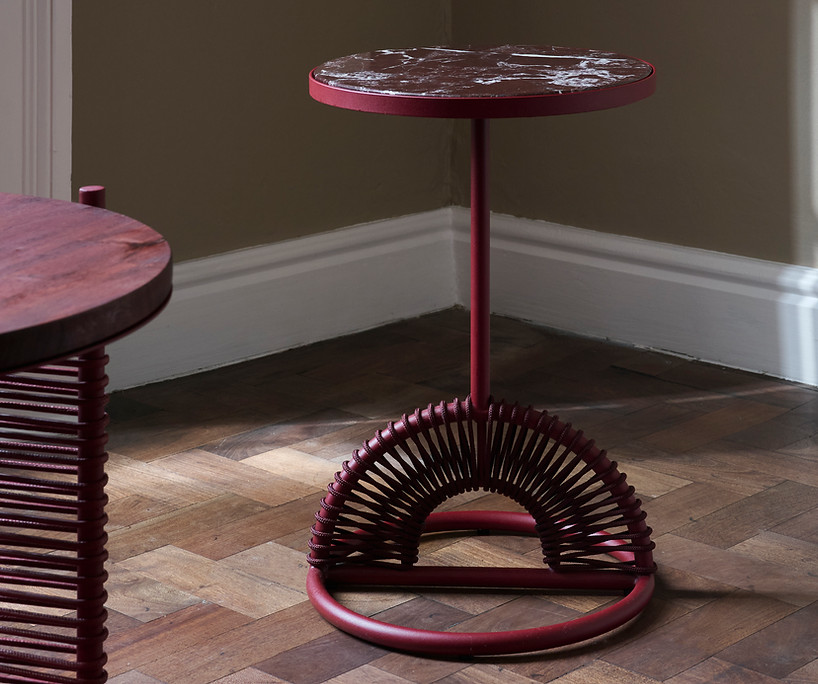 Muk'eti Rosso Levanto Side table