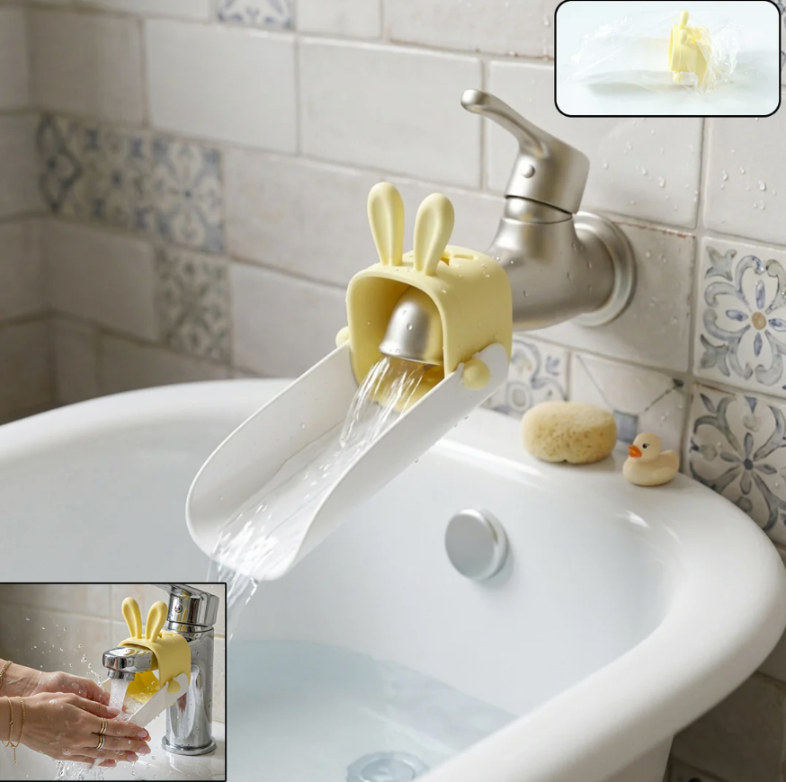 Thumbnail: Cute Faucet Water Tap Extender for Kids 1 Pc