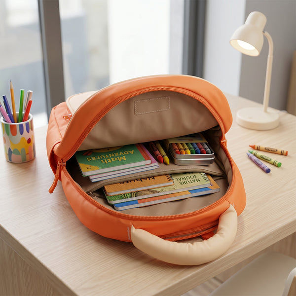 Thumbnail: Cute Cartoon School Backpack - 17 Inch (Mix Color)