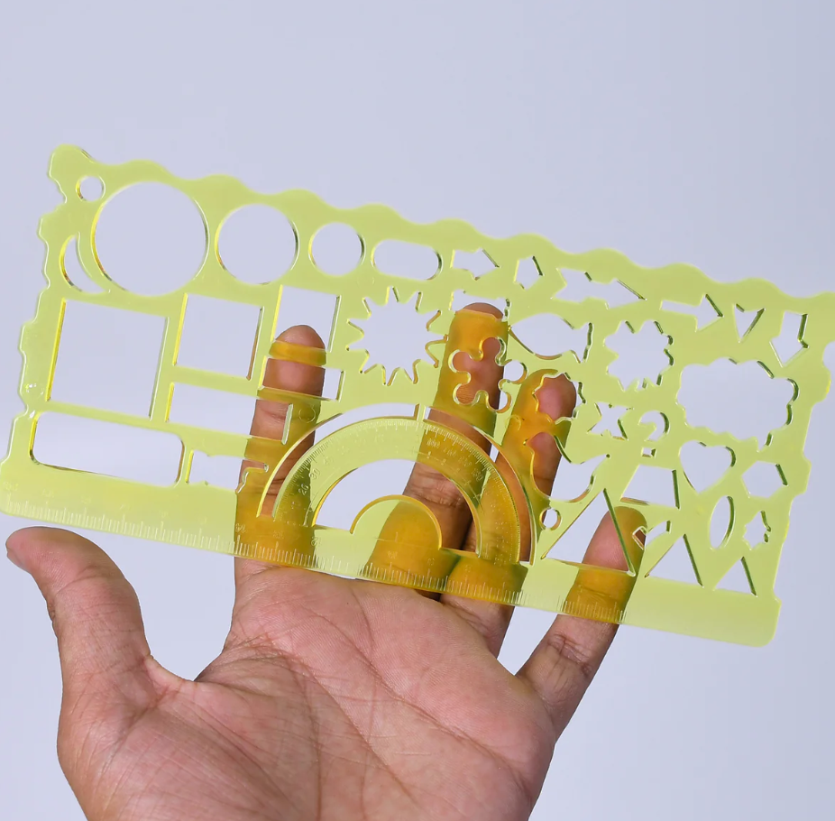 Thumbnail: Template Rulers for Geometric Shapes & Drafting