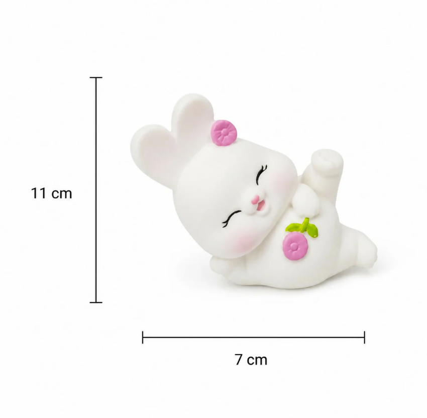 Thumbnail: Cute Bunny Silicone Night Lamp for Kids' Bedrooms & Nurseries