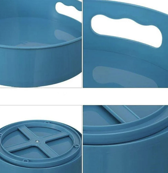 Thumbnail: 360° Rotating Kitchen Storage Organizer with Brown Box