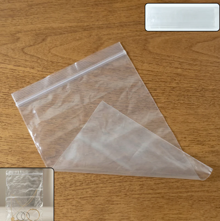 Thumbnail: Transparent Zip Lock Bag 33x23 cm – Durable & Reusable Storage