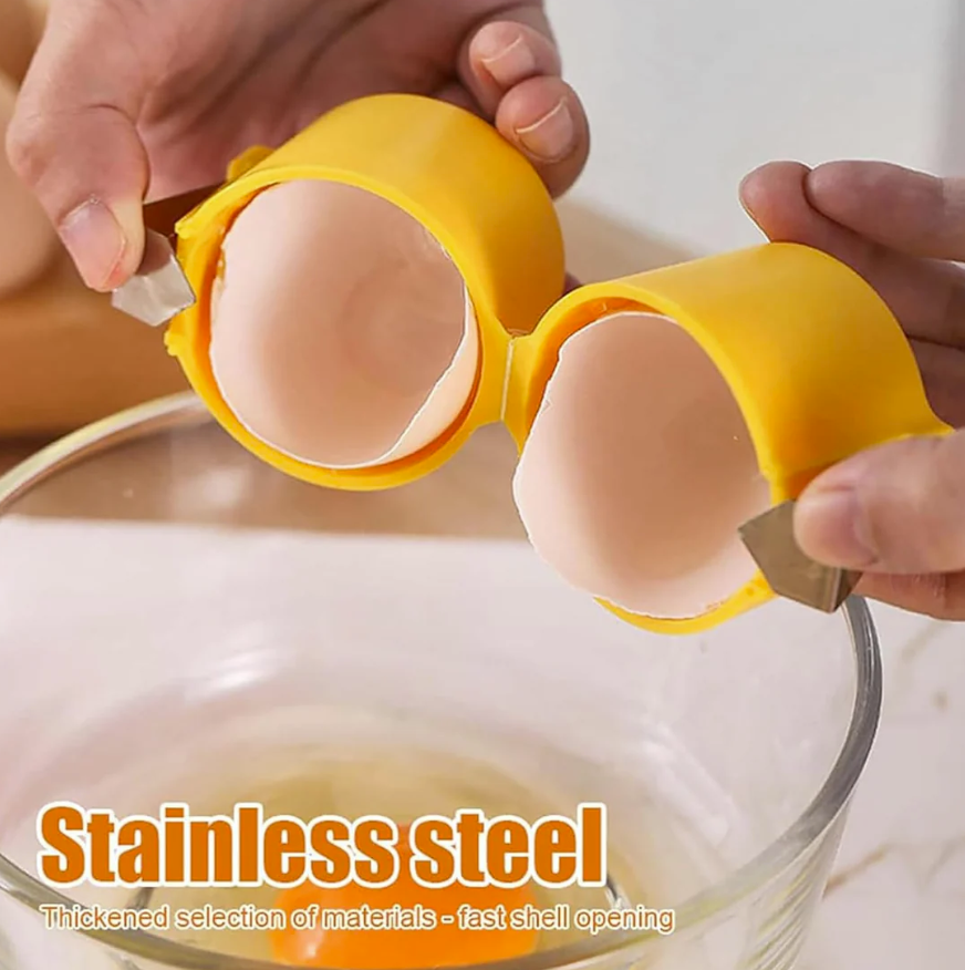 Thumbnail: Egg Shell Opener Egg Cracker Tool for Raw Eggs Handheld (1 Pc)