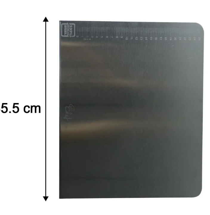 Thumbnail: Durable Stainless Steel Chopping Board 35.5x29 cm, 1mm Thick