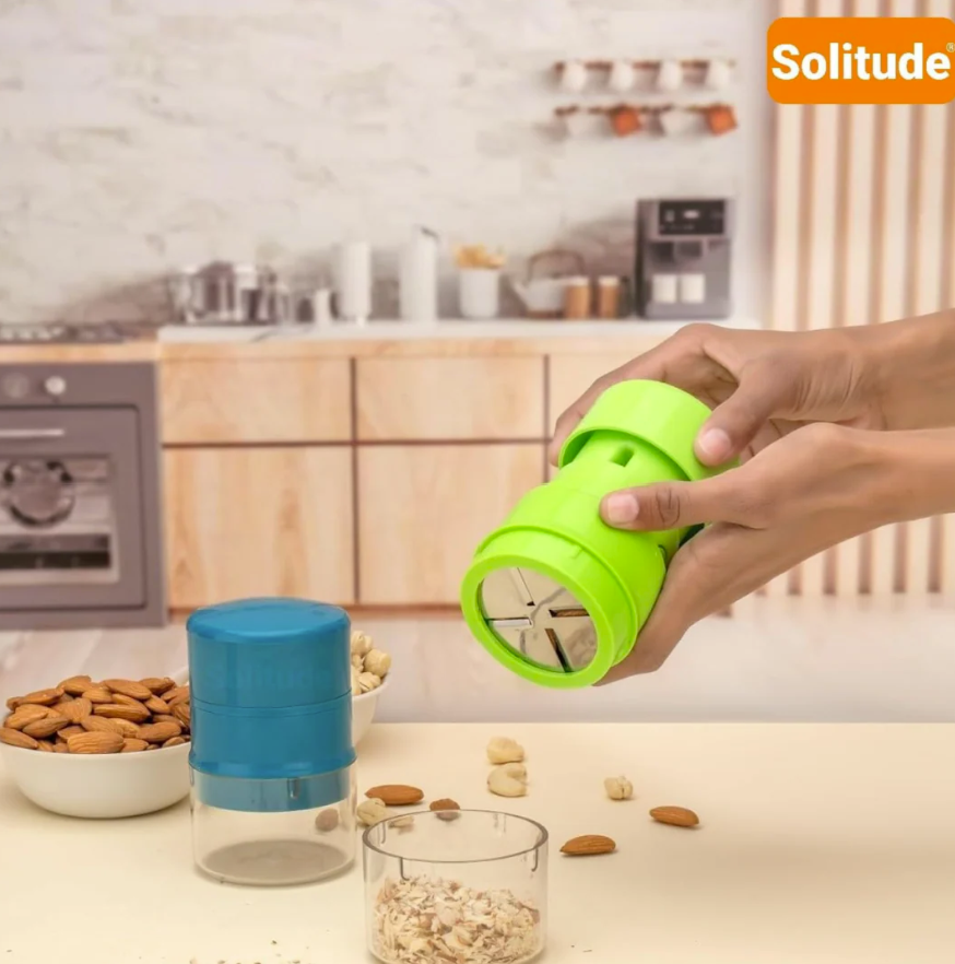 Thumbnail: 3-in-1 Dry Fruit, Chocolate & Butter Slicer with Stainless Steel Blades