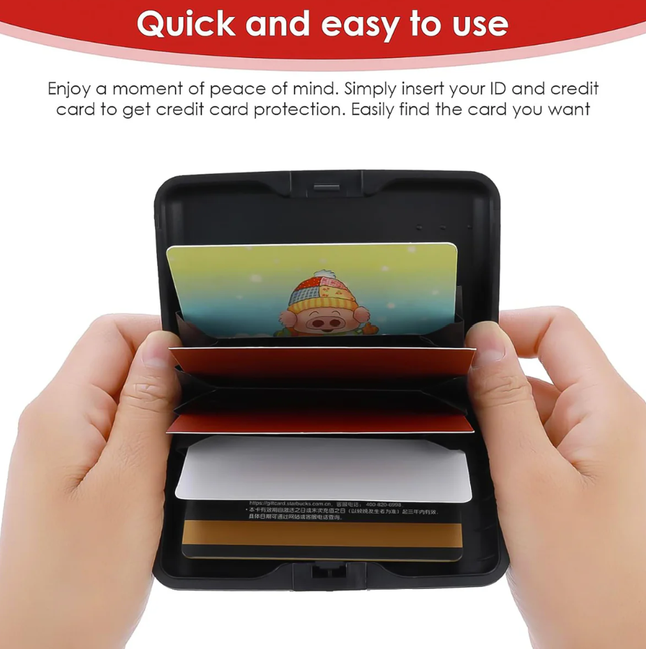 Thumbnail: Waterproof Card Holder – Secure Plastic Case for IDs & Credit Cards