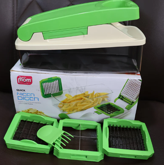 Thumbnail: Supermom Quick Nicer Dicer - Multipurpose Fruit & Vegetable Chopper