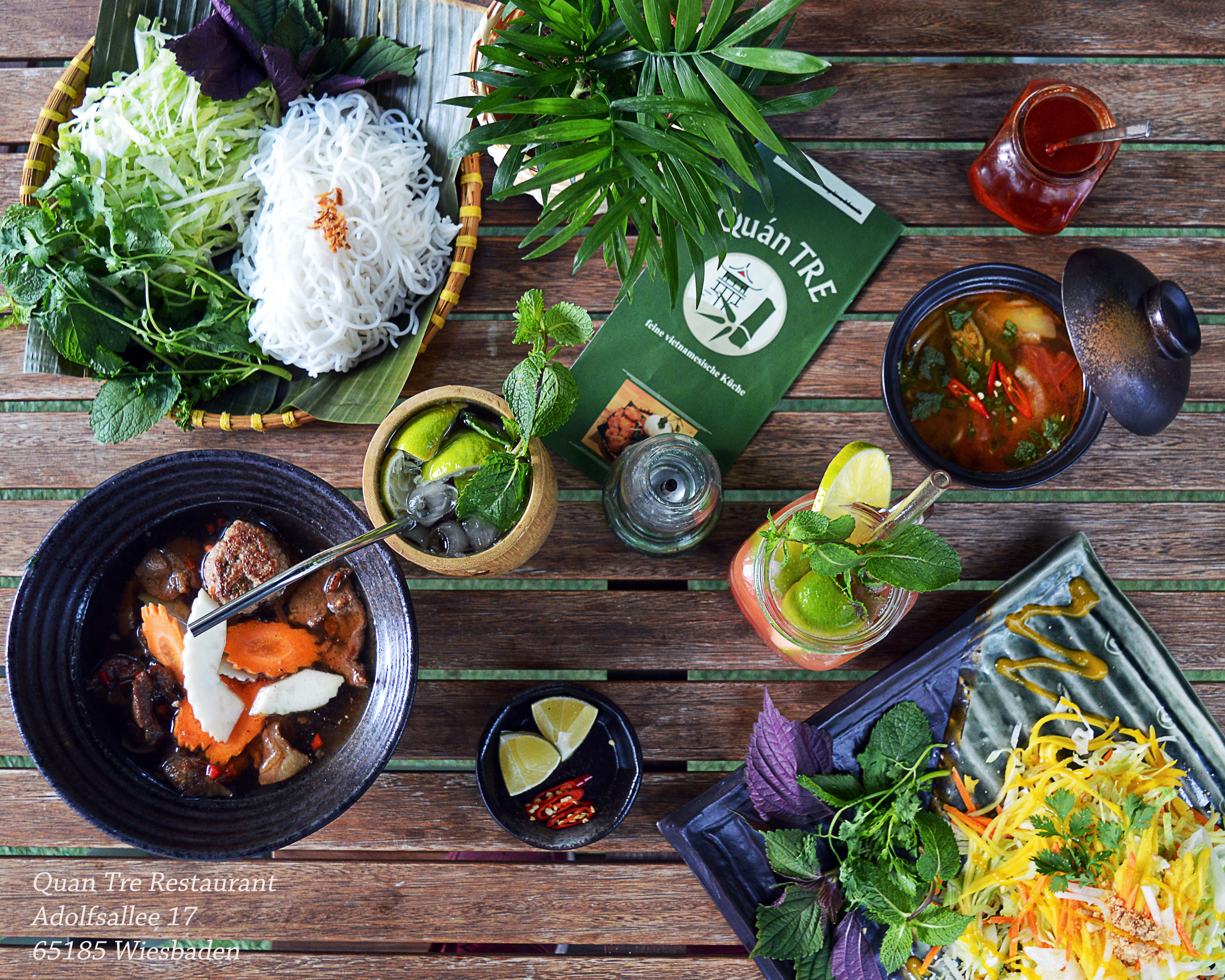 QUan Tre Restaurant's feast