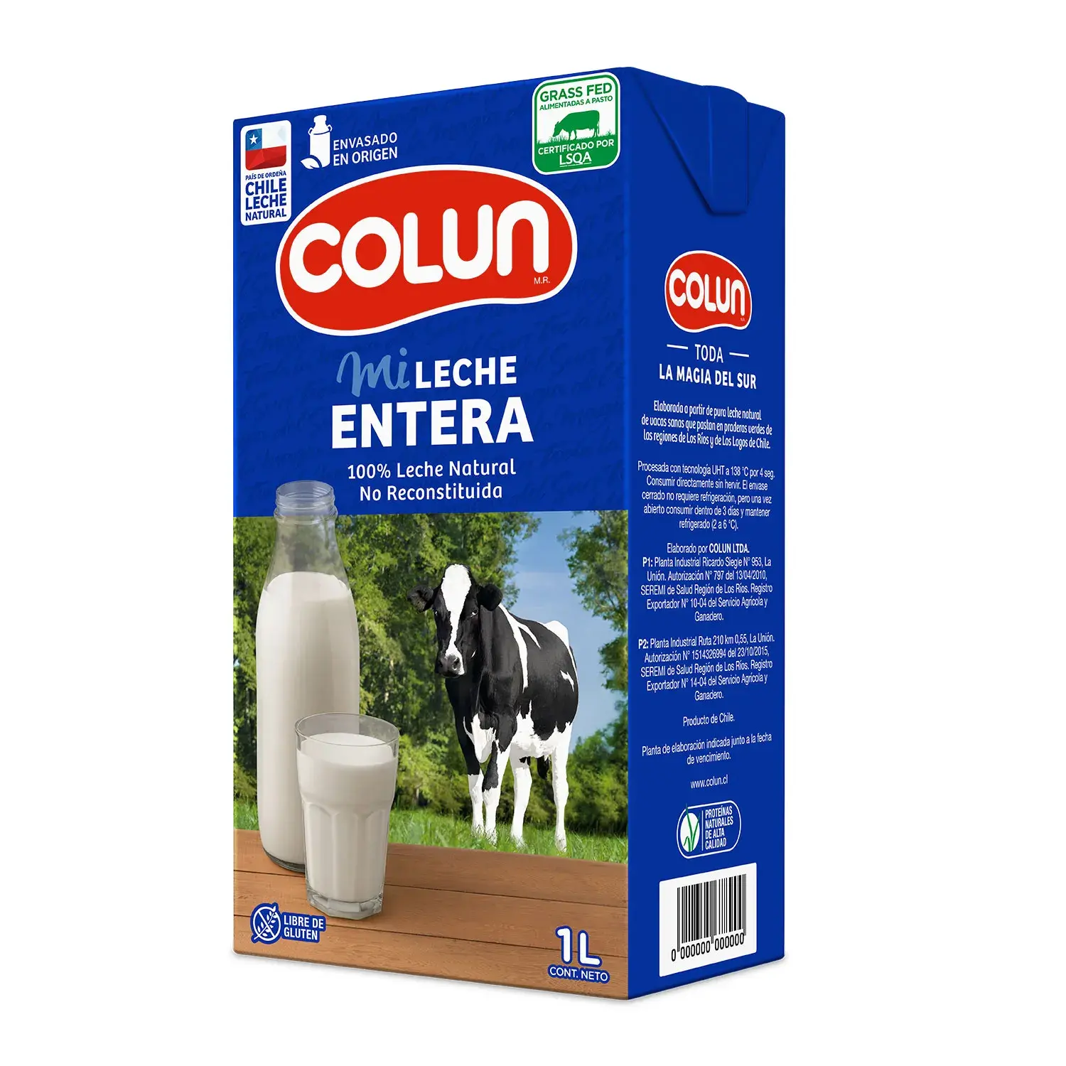 Leche Entera Colun – Sabor Natural y Estabilidad para Repostería Profesional