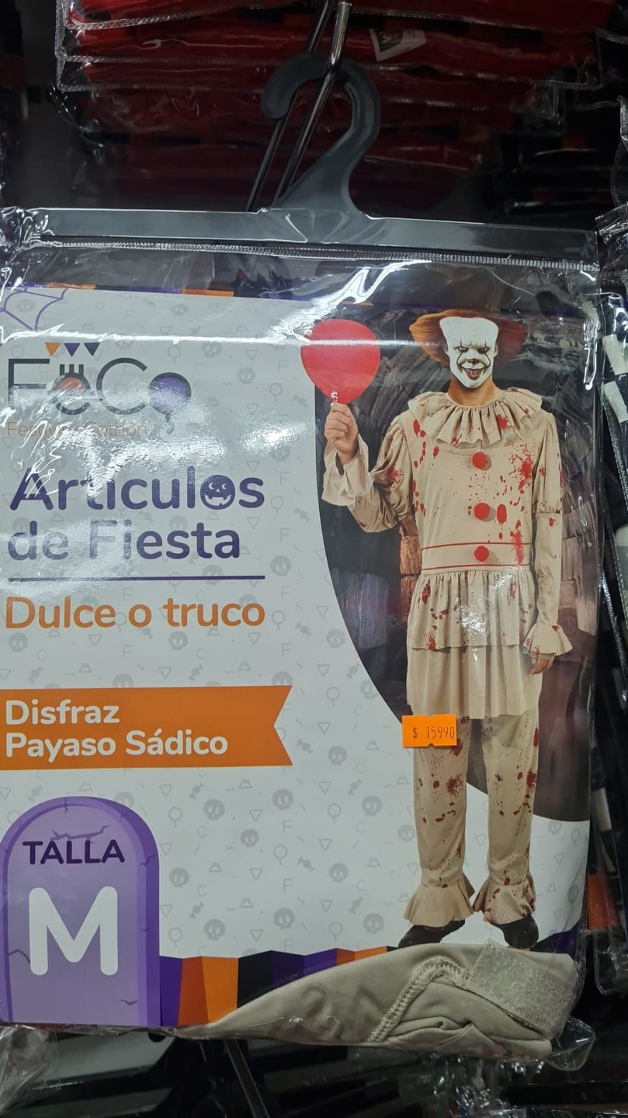 Miniatura: Disfraz de Payaso Asesino