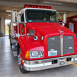 This pumper has a 1250gpm pump and carries 1000 gallons of water. In addition it carries a full compliment of hose from 3/4 to 5" in diameter, extrication equipment, as well as a full compliment of firefighting tools.