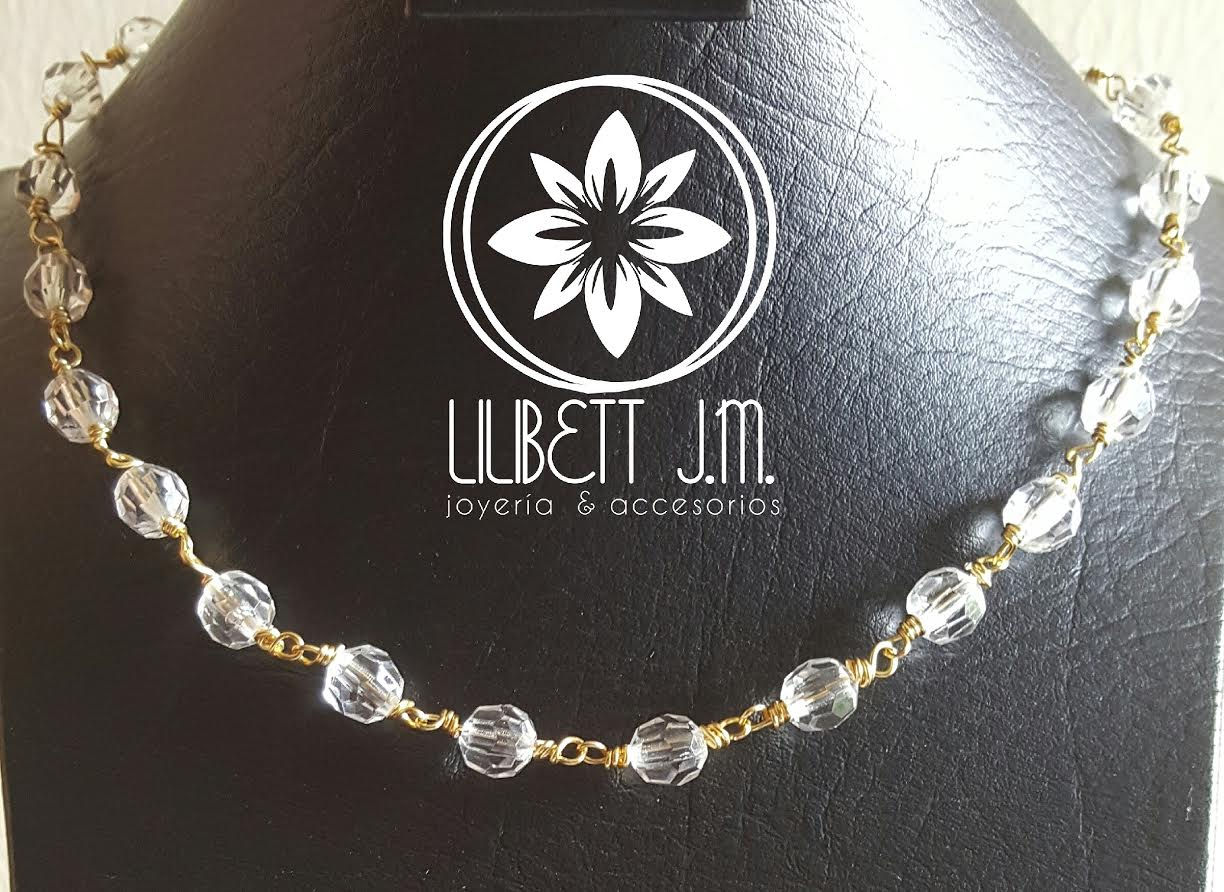 Collar de piedras cristal