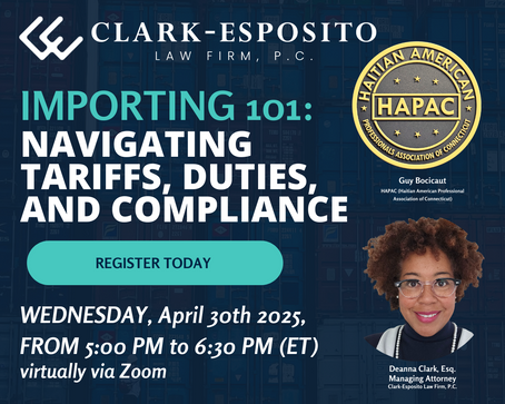 04/30 Event: Importing 101 - Navigating Tariffs, Duties, and Compliance