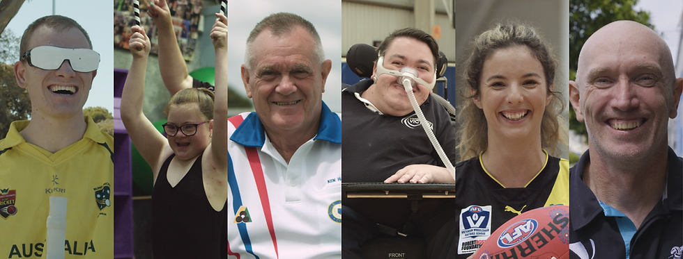Show Us You Can Play! Ambassadors, including Brendan Spencer, K&K Calisthenics, Ken Hanson, Luke David, Yasmina McGlone and Jason Lees.