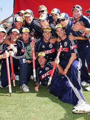 Under Shipperd the Victorians win the first ever T20 KFC Big Bash in Australia.
