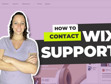 How to contact Wix Support - KaeRae Marketing