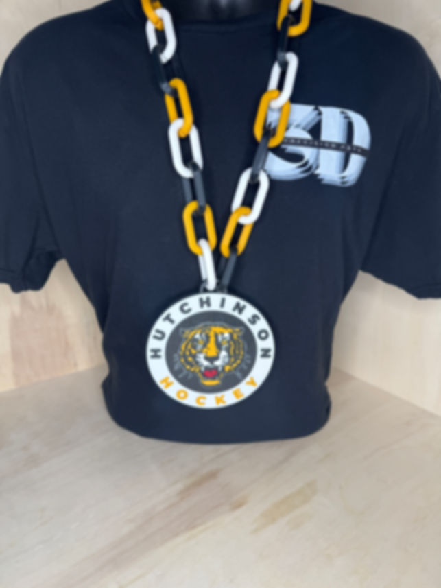 Hutchinson Hockey Fan Pendant & Chain